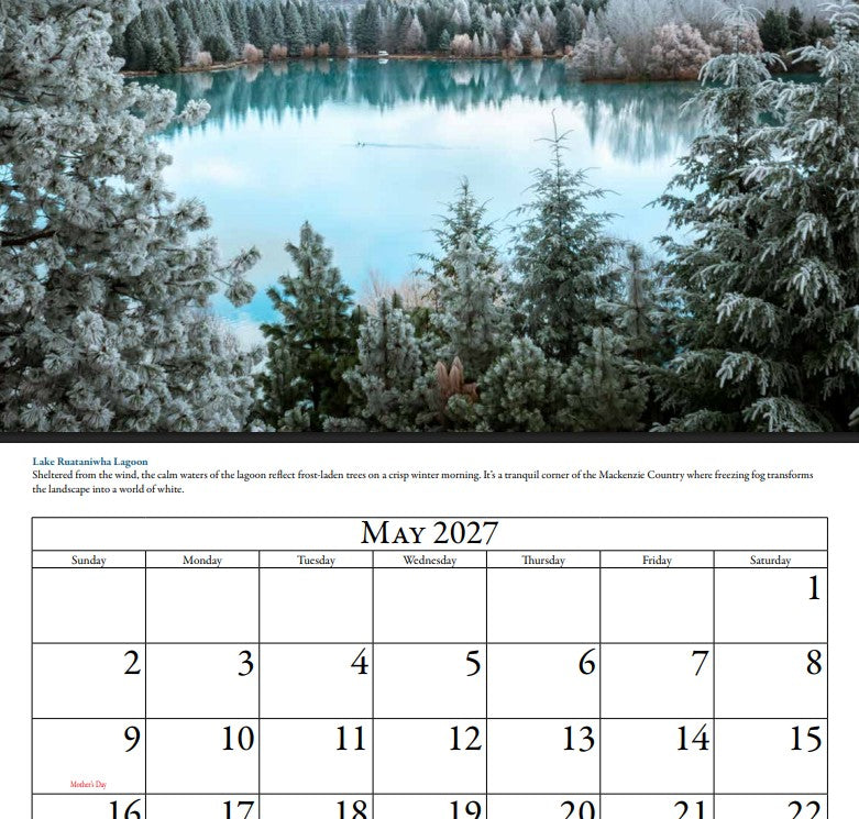 The Magic of a Hoar Frost- 2027 Calendar